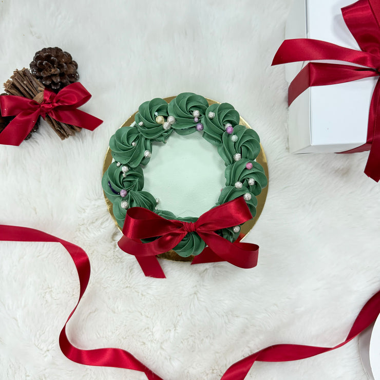 Christmas Wreath Cake