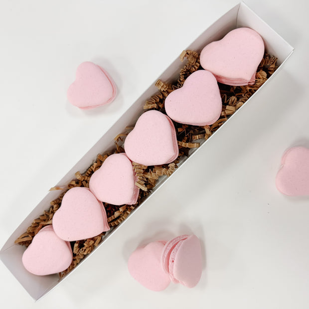 Valentine's Heart Macarons