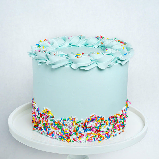 Blue Sprinkle Cake - Staij & Co.